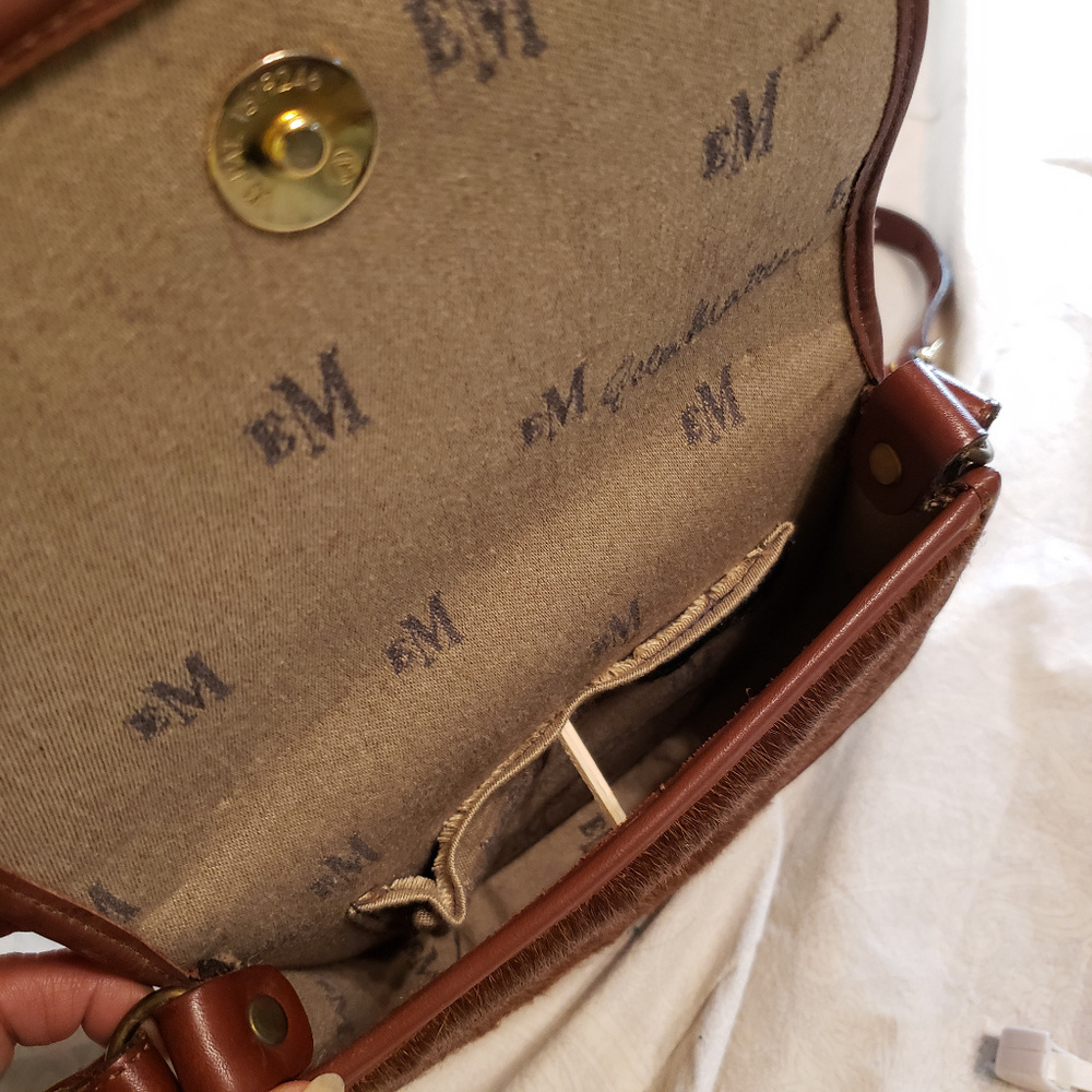 Ella Maiden Australia Leather Haircalf Crossbody - Picture 2 of 8
